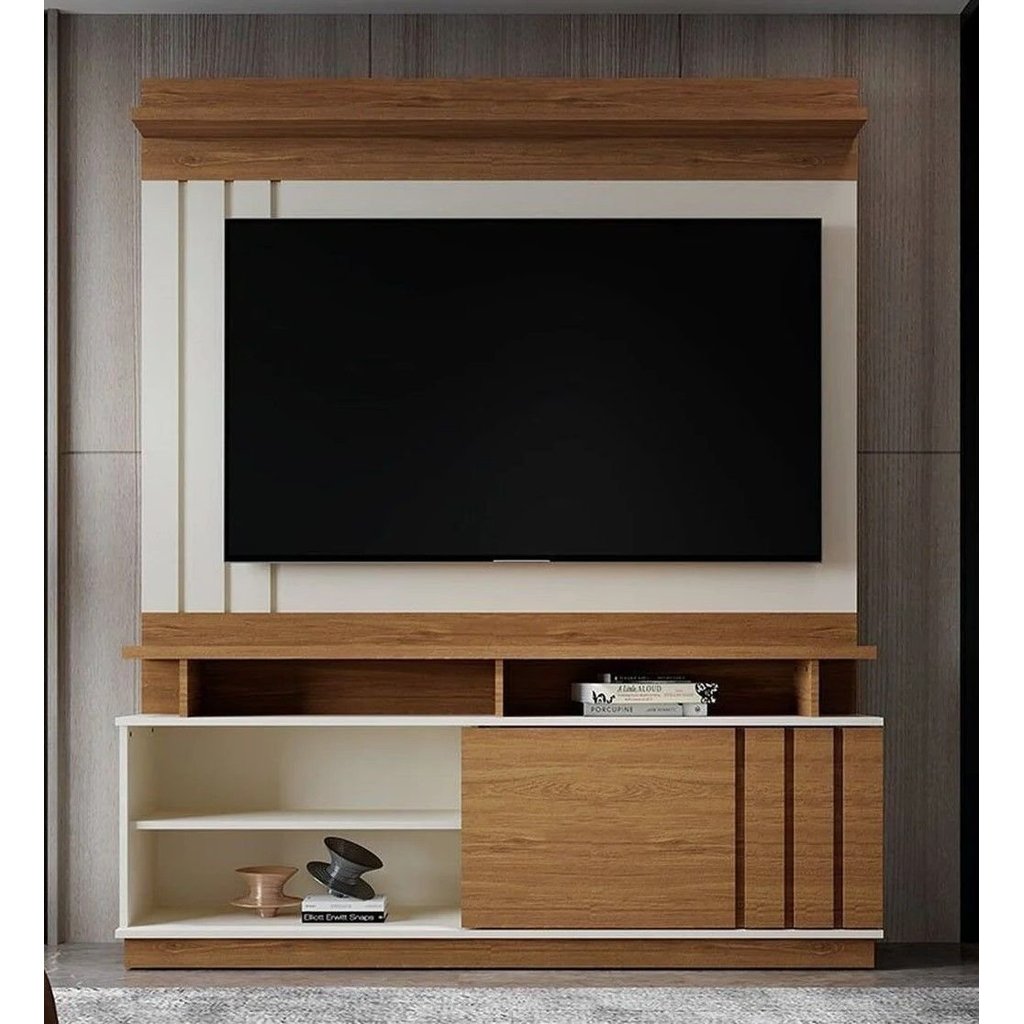 Estante para TV e Home Theater Ripado para TV até 55 Polegadas 150CMX185CM Goias