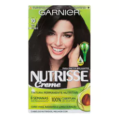 Tintura Creme Nutrisse Garnier Ônix 10 Kit