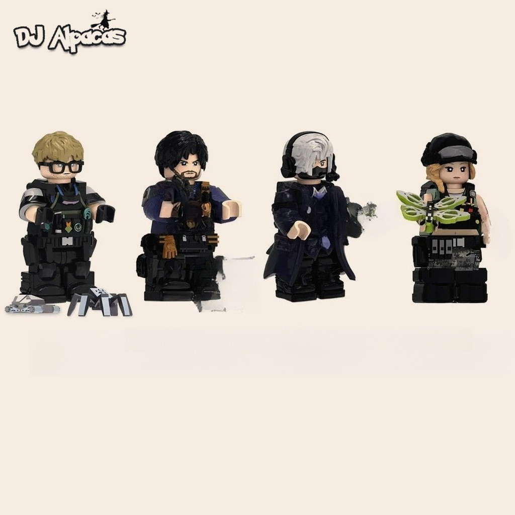 Blocos De Construção Figuras Brinquedo Colecionável YZ00164A YZ00165A YZ00166A