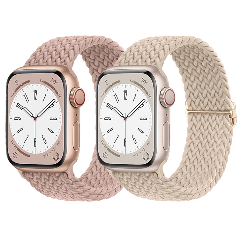 Kit 2 Pulseira De Nylon Para Apple Watch Series 11 10 9 8 7 6 5 SE 3 2 Ultra 3 2