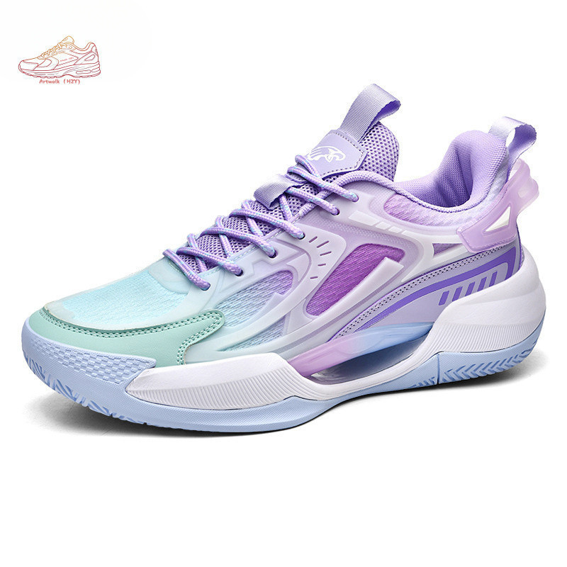 Tênis de basquete em malha [Luminous] para homens e mulheres, tênis esportivos, tênis de corrida, tênis de marca O1ZD AM