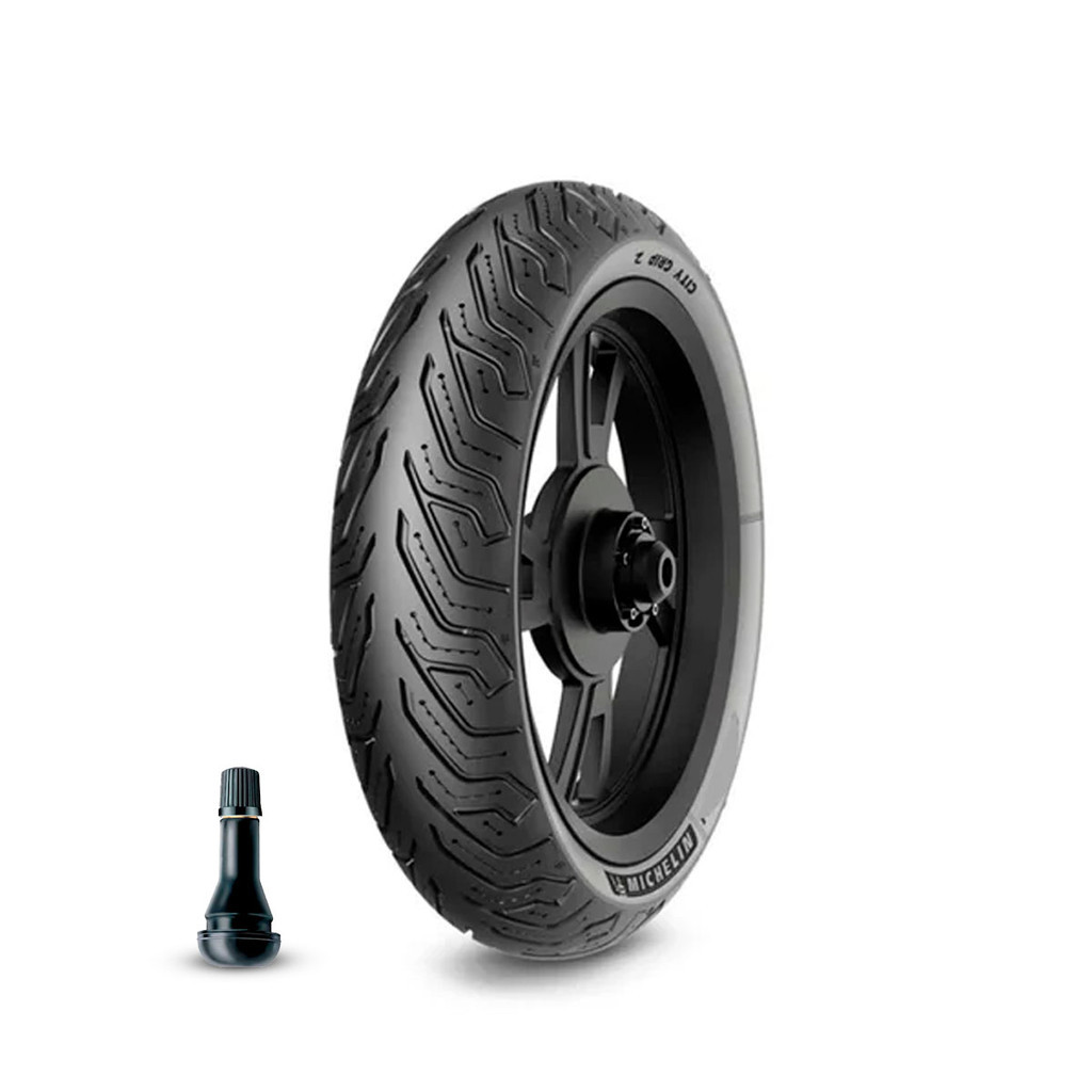 Pneu Michelin 100/90-14 57S City Grip 2 Traseiro Sem Câmara + Válvula PCX 2019
