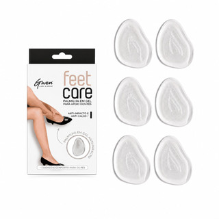 Palmilha em Gel para Salto Alto 6 Unidades (3 Pares) - Anti-Impacto Conforto