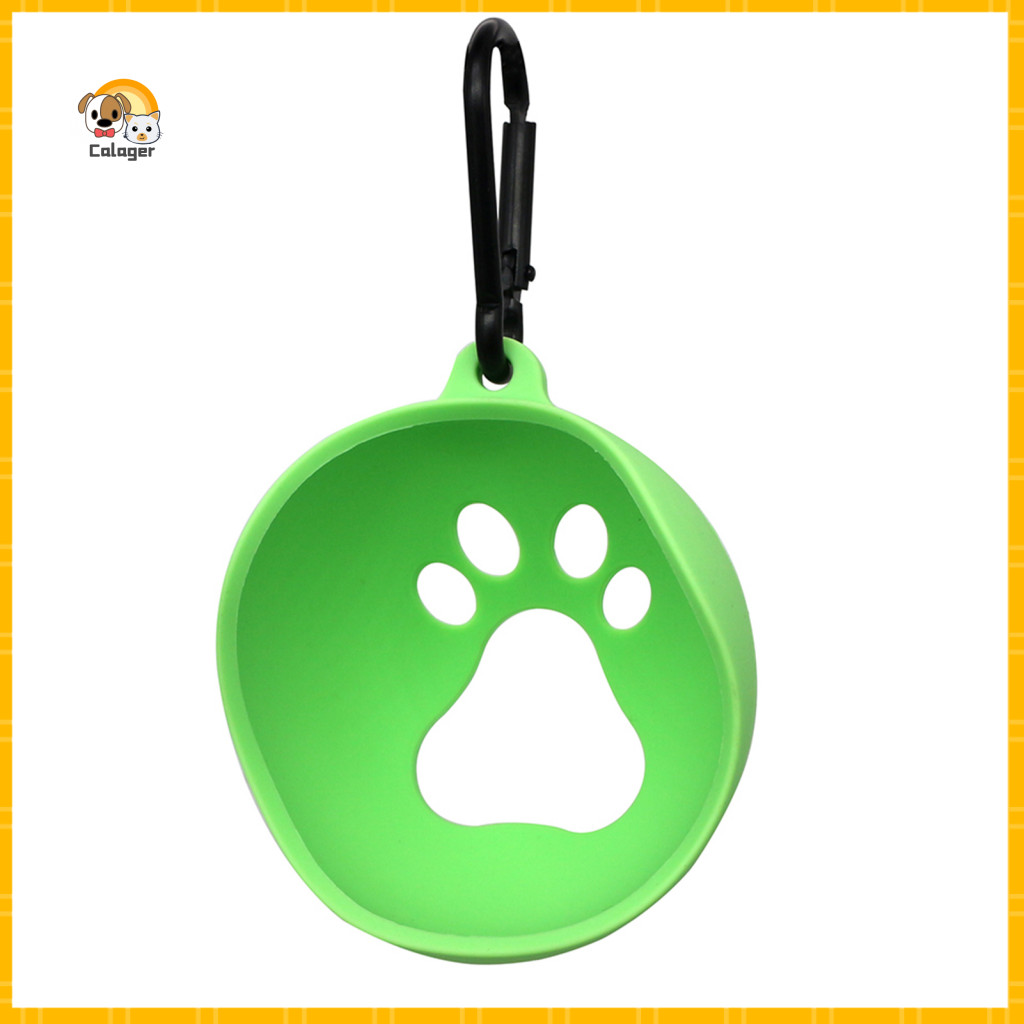 [Caager] Suporte Para Bola De Tênis Animais De Estimação Com Estampa De Pata De Animal Silicone Macio Insípido Durável A