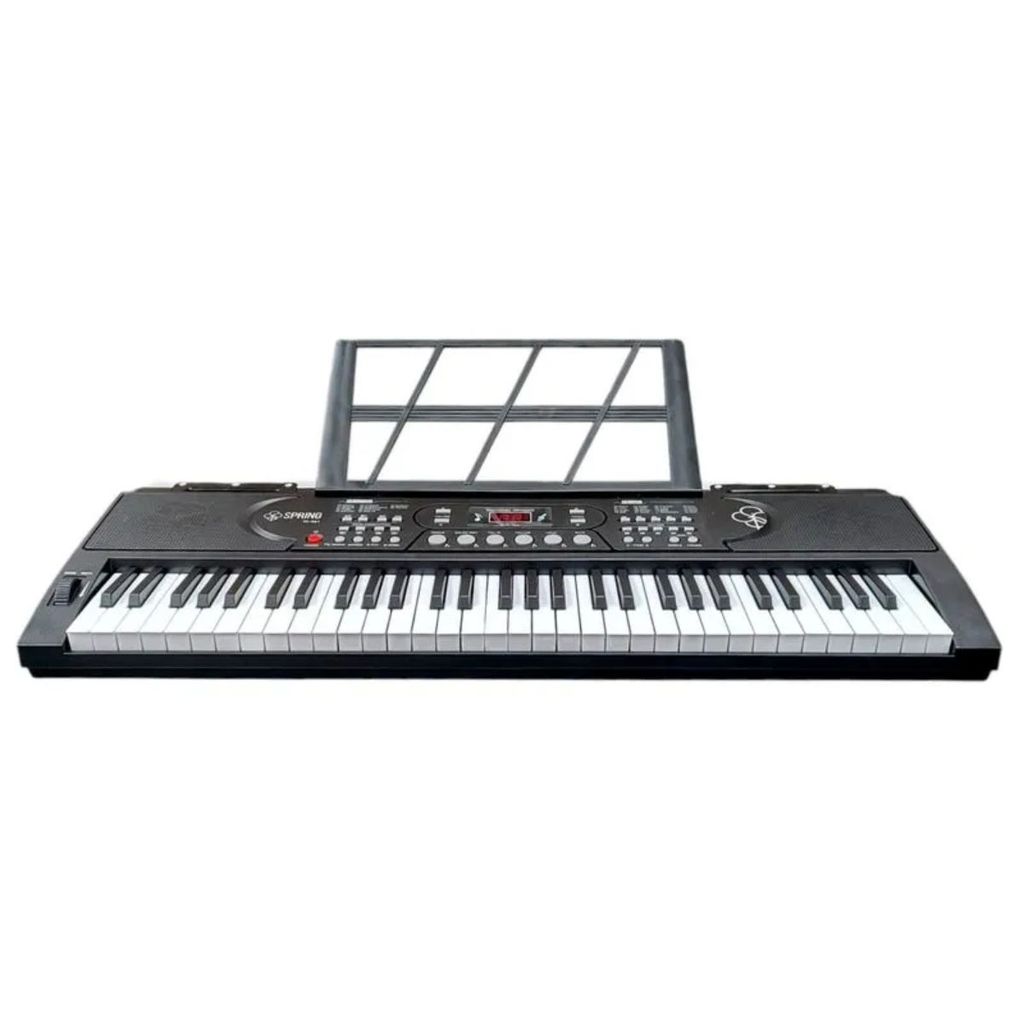 Teclado Musical 61 Teclas Spring Tc-061 Iniciante Original