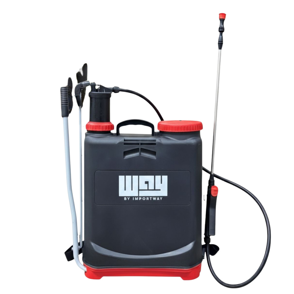 PULVERIZADOR DE JARDIM MOCHILA DE PRESSÃO IMPORTWAY 20L PRETO