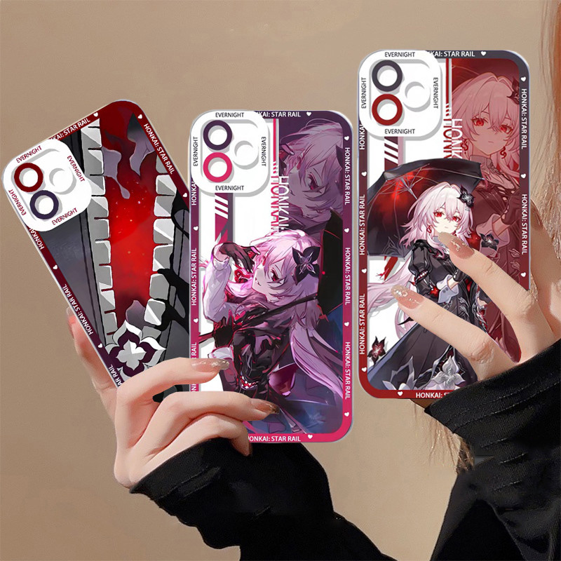 Honkai Star Rail Evernight Capa De Telefone Transparente Para Samsung Galaxy A07 A54 A55 A34 A35 A53 A24 A14 A15 A25 A04