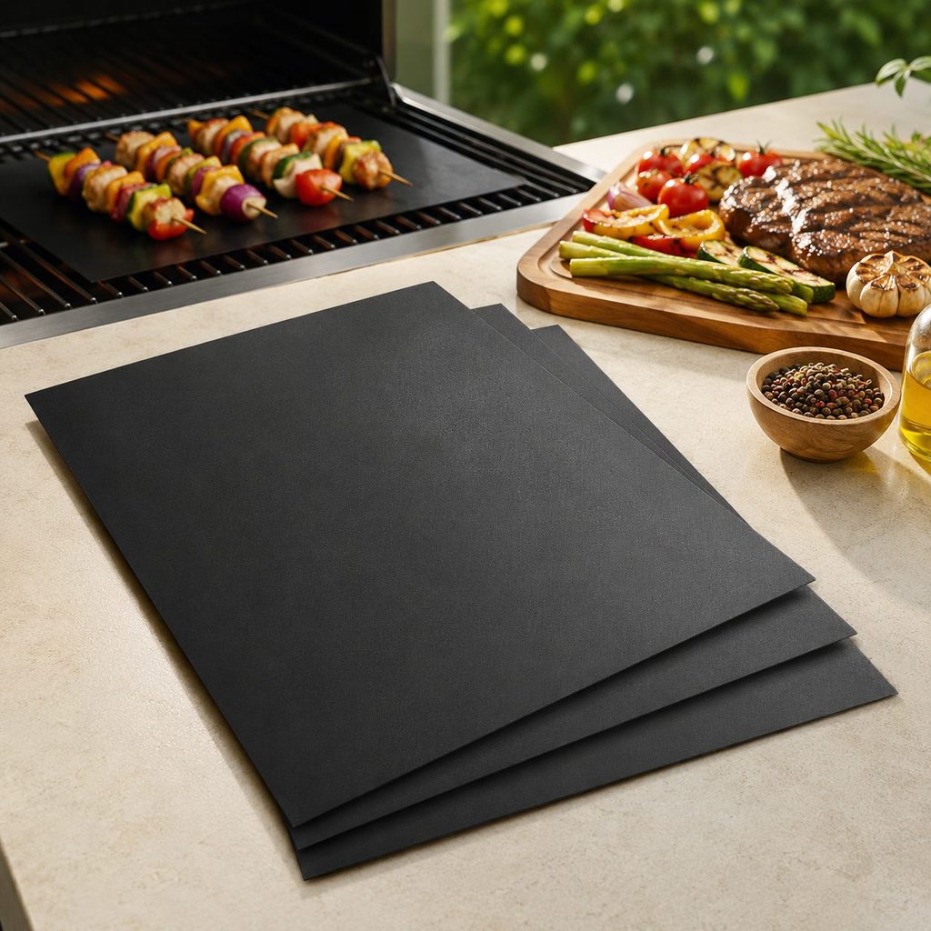 Mantas de Churrasco Teflon Grill para Cozinha Grelha Chapa