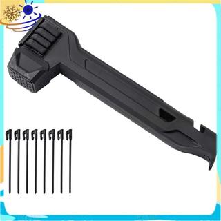 [Le's Shop] Martelo De Estaca De Barraca Com Armazenamento Embutido De Acampamento Ao Ar Livre Para 8 Estacas E Extrator