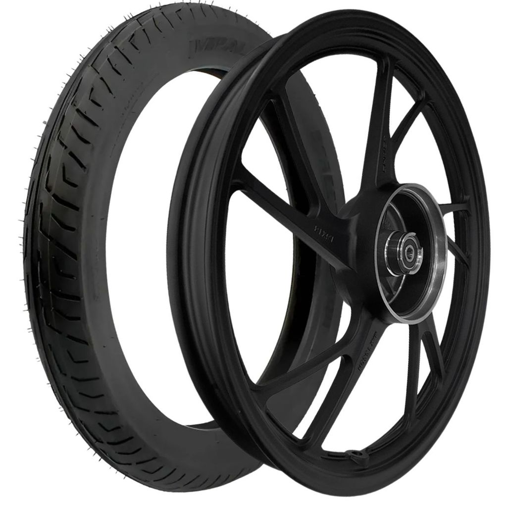 KIT RODA RODÃO JANTE TRASEIRA PÉ DE GALINHA HONDA CG TITAN 150 2004 160 2015 ARO 18 + PNEU VIPAL ST600 90/90-18