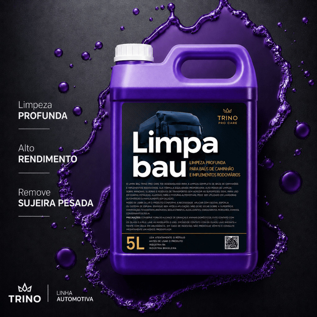 Limpa Bau Para Carro Caminhao Concentrado Intercap limpa chassis limpa graxa 1/50 5 Lts