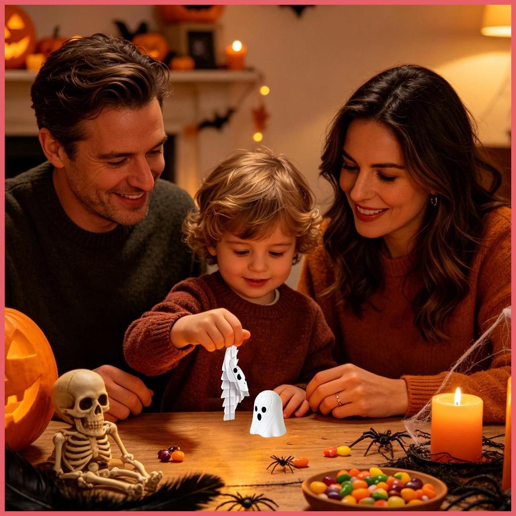 Halloween Sensorial Brinquedo Fidget 3D Impresso Espiral Fantasma Calmante Jogo Brinquedos Para xurit2br