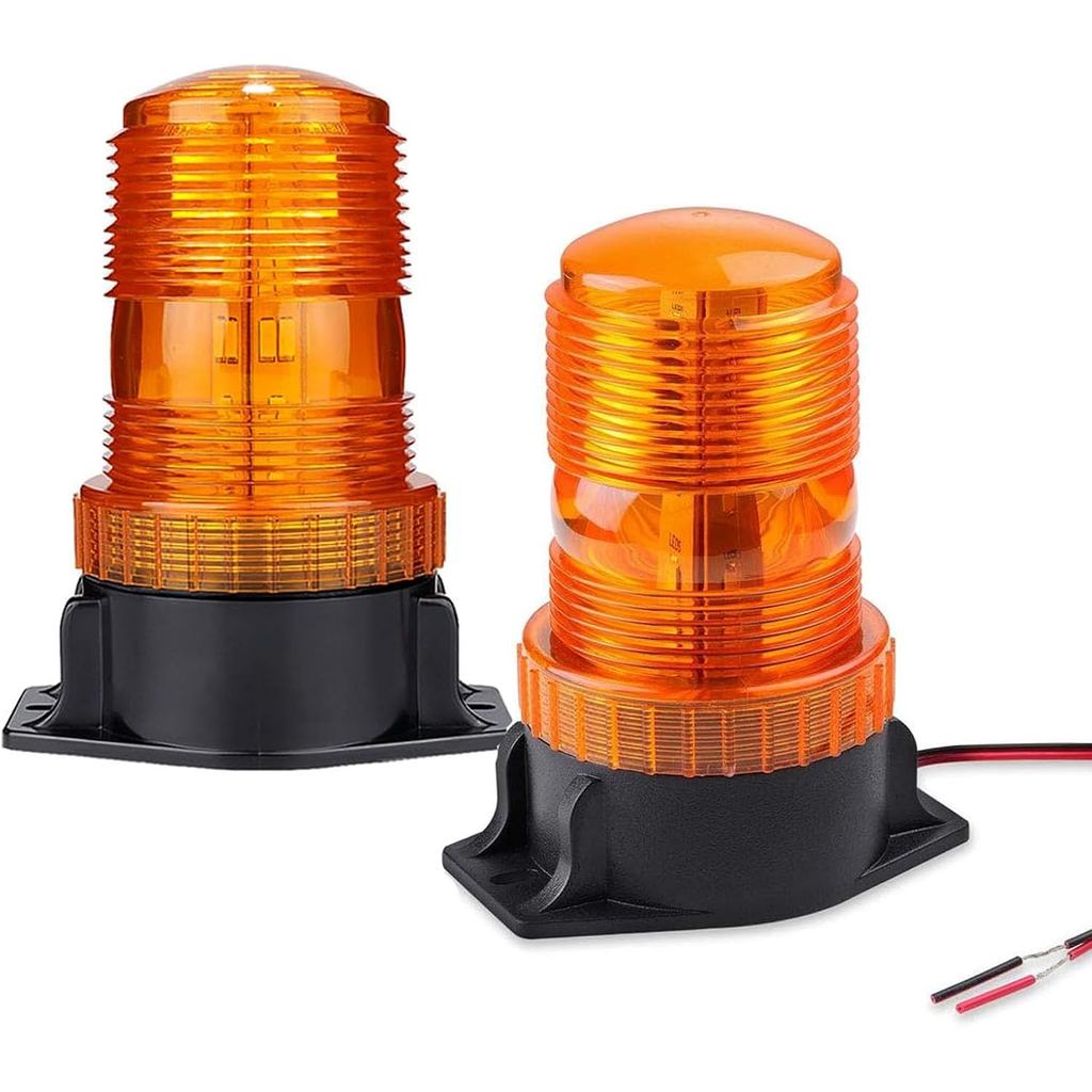 TOPKU 30 LEDs Luzes Estroboscópicas Âmbar para Empilhadeiras, Luzes de Advertência de Segurança Ultra Visíveis - Ideal p