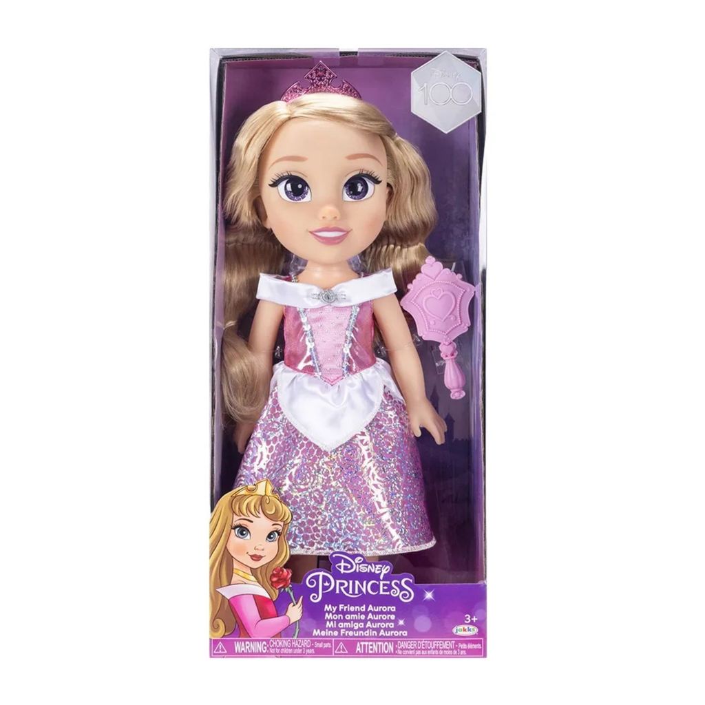 Boneca Princesas Disney Aurora Articulada 38cm Multikids - BR2771