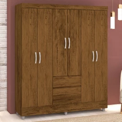 Guarda-Roupa Casal San Diego 6 Portas 2 Gavetas