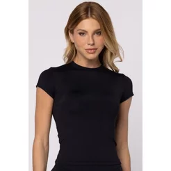 Blusa em Poliamida Preta