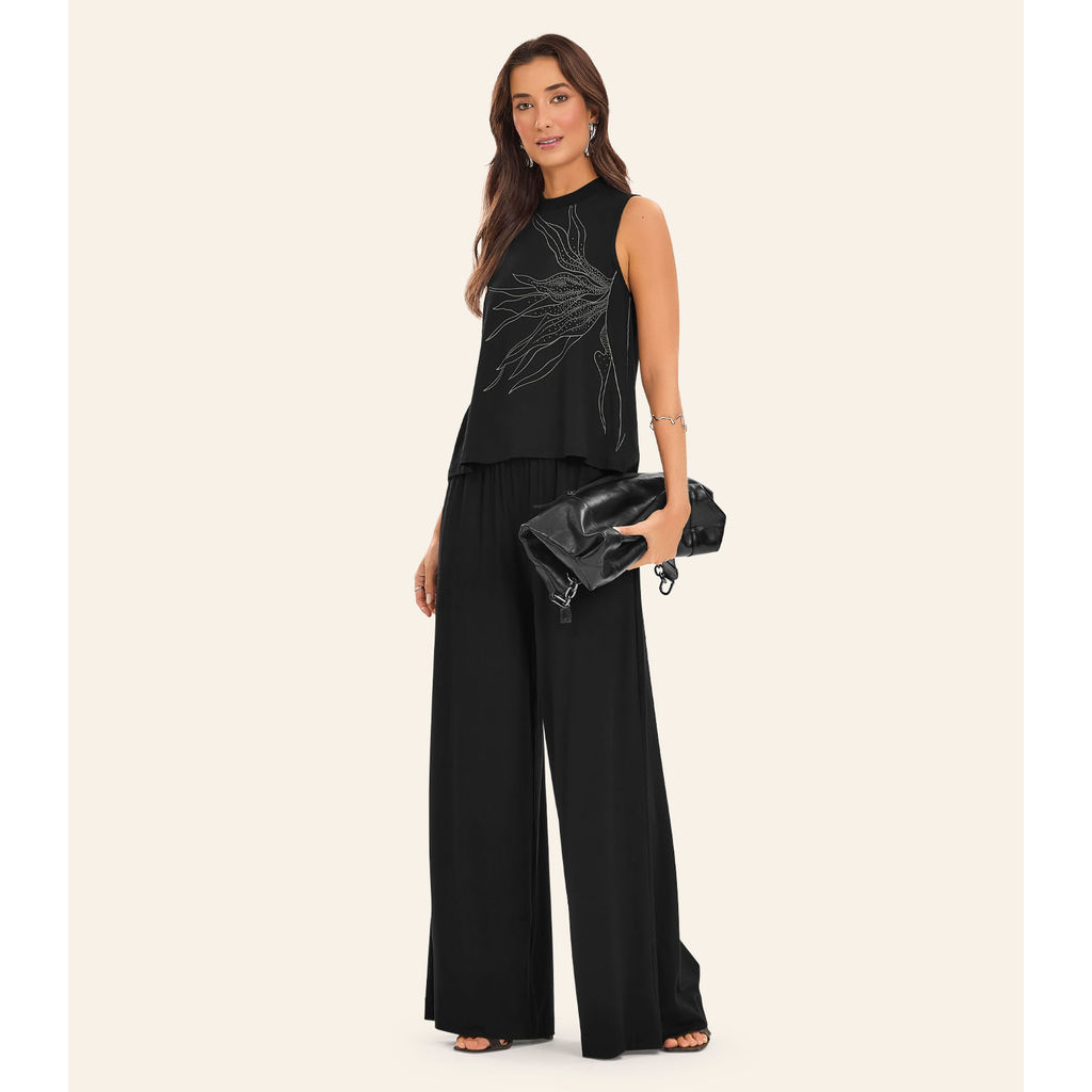 Regata Feminina Viscotorcion Rovitex Preto