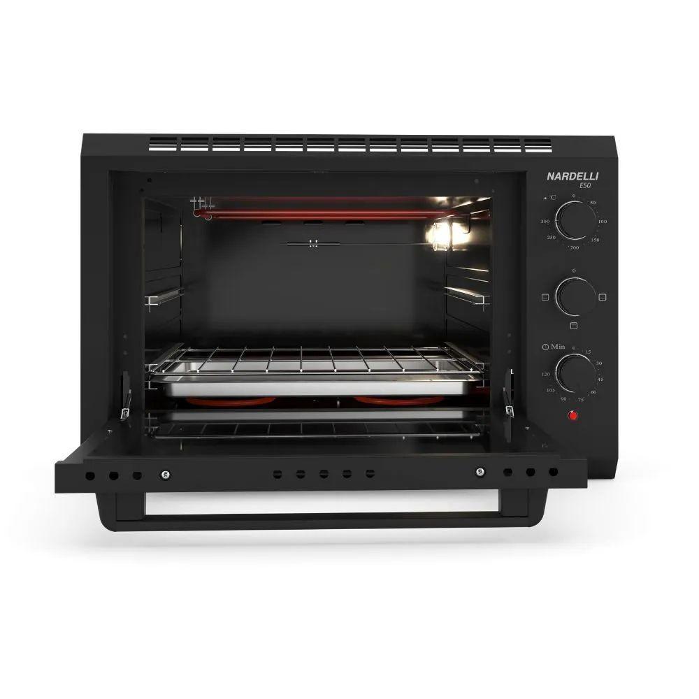 Forno Elétrico De Embutir Nardelli 50L Grill E50 Preto 220V — imagem 2 de 2