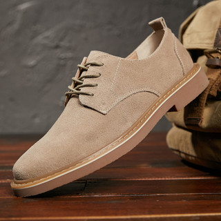 Sapatos masculinos de camurça novo estilo couro genuíno carne tendão sola Nubuck sapatos de couro masculino camurça brit