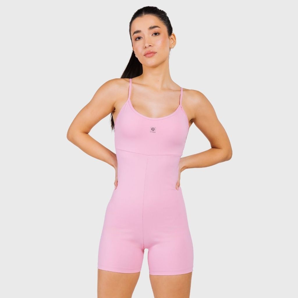 Macaquinho Fitness Poliamida Zero Transparência Proteção UV50 Compressão Alta Sustentação Academia Feminino