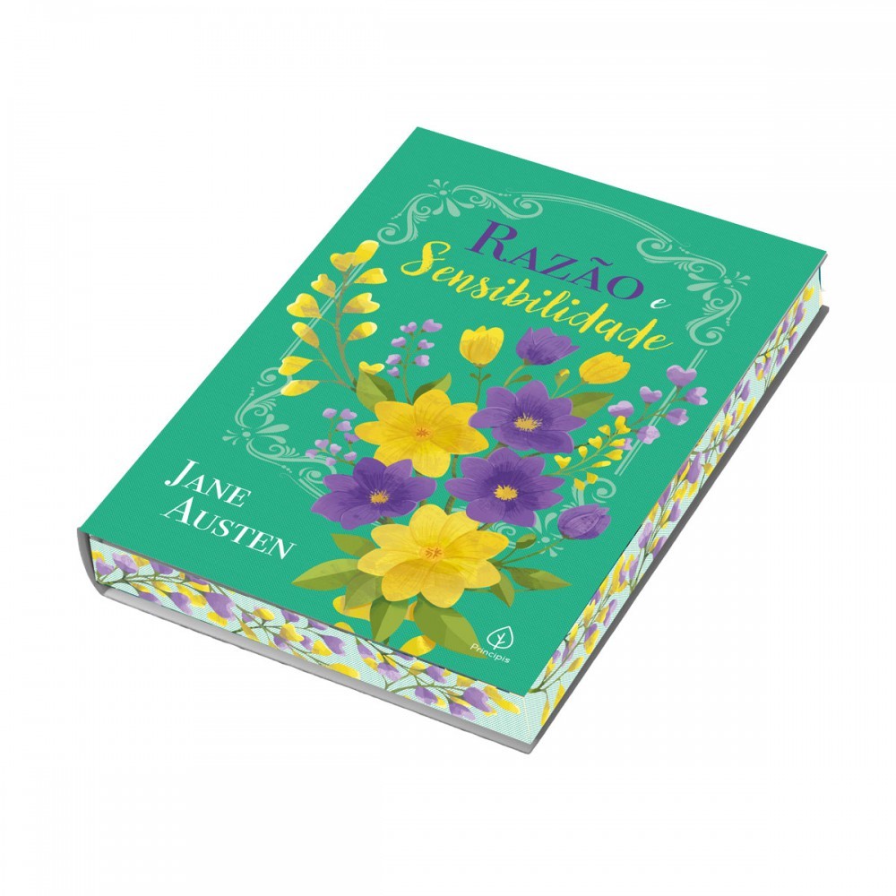 Livro Razão e sensibilidade - Edição super luxo com pintura trilat