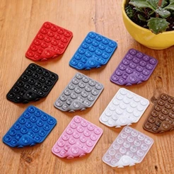 Suporte de Celular Dupla Face com Ventosa de Silicone Varios Cores