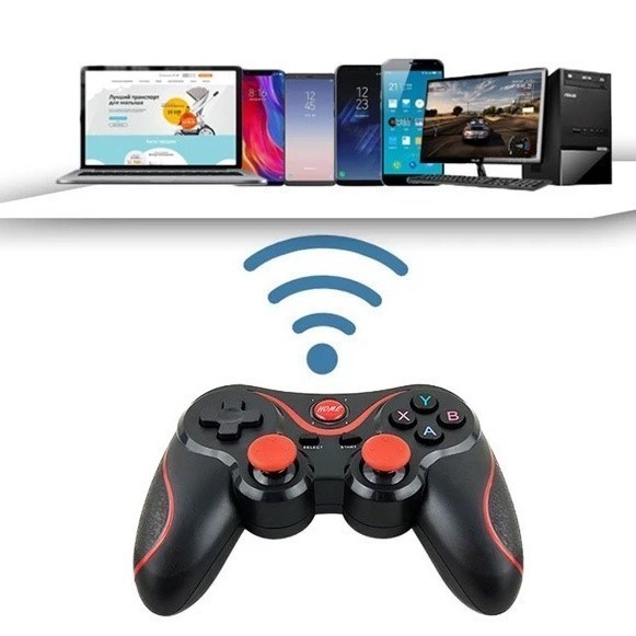 Controle Gamer Sem Fio Bluetooth Para Celular Android iOS PC Notebook Joystick Jogos Online Free Fire