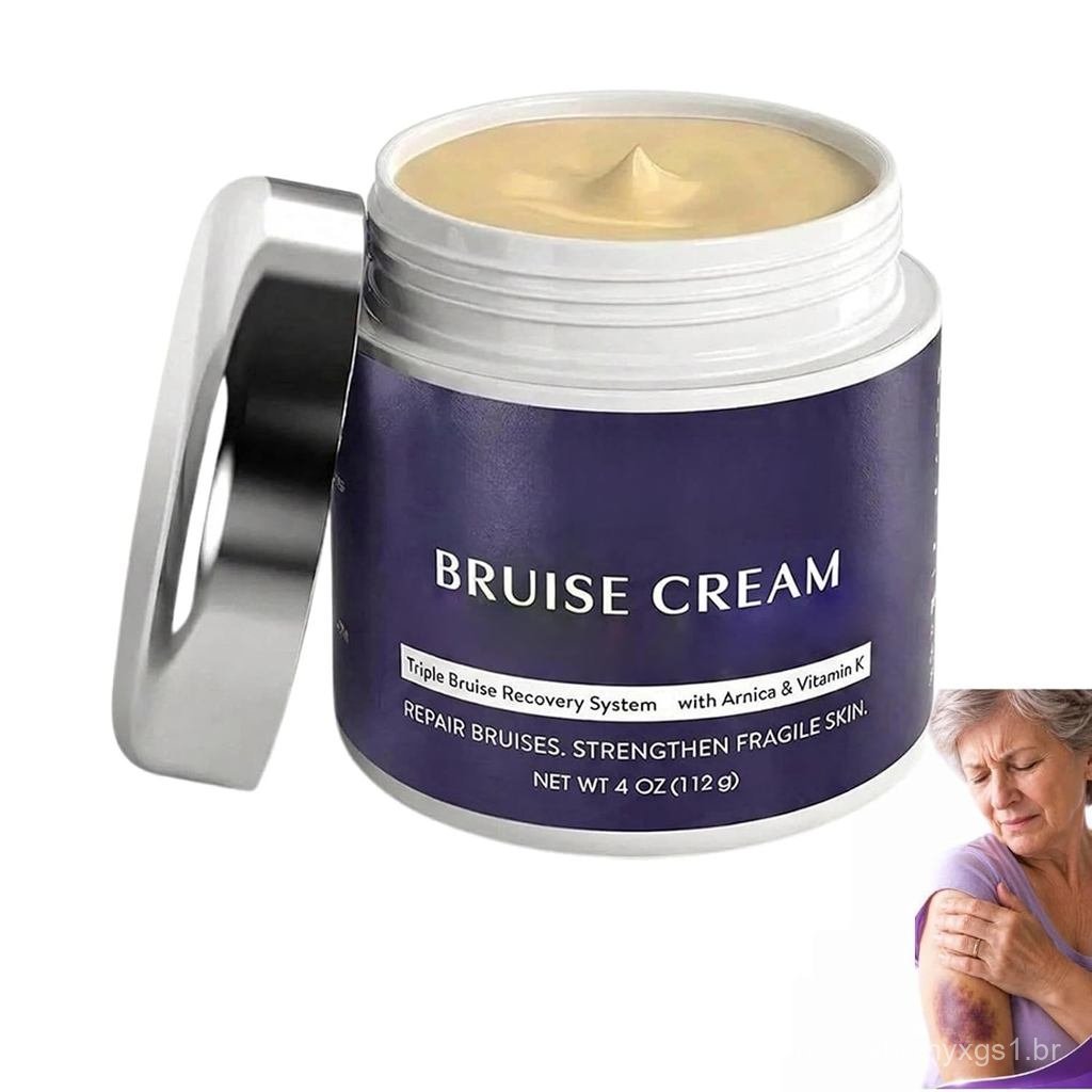 Bruise Arnica Vitamina K para Reparação de Hematomas para Idosos, Tópico Suave e Fortificante para Todos os Tipos,