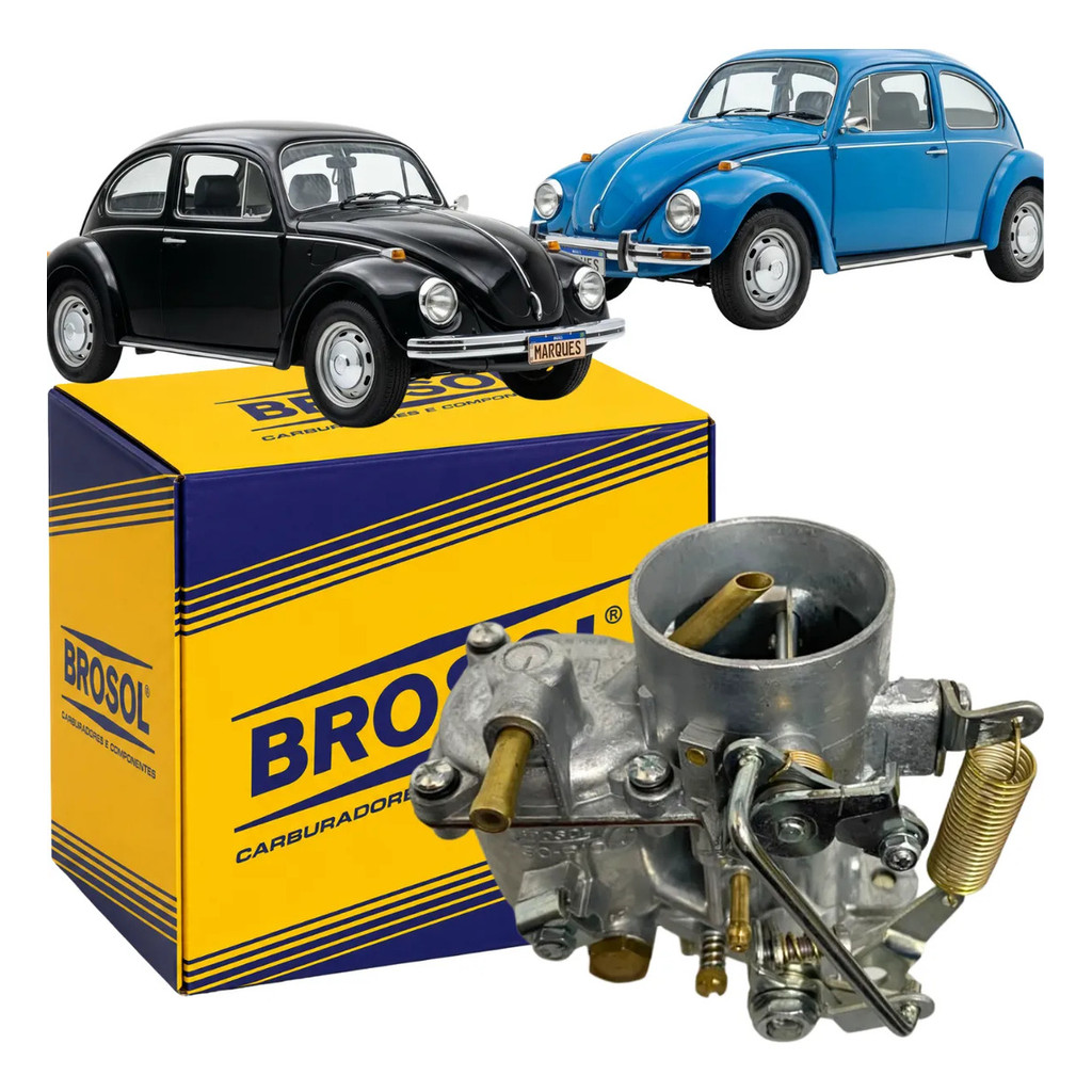 Carburador 30-pic Brosol Novo Original Fusca 1300 Gasolina