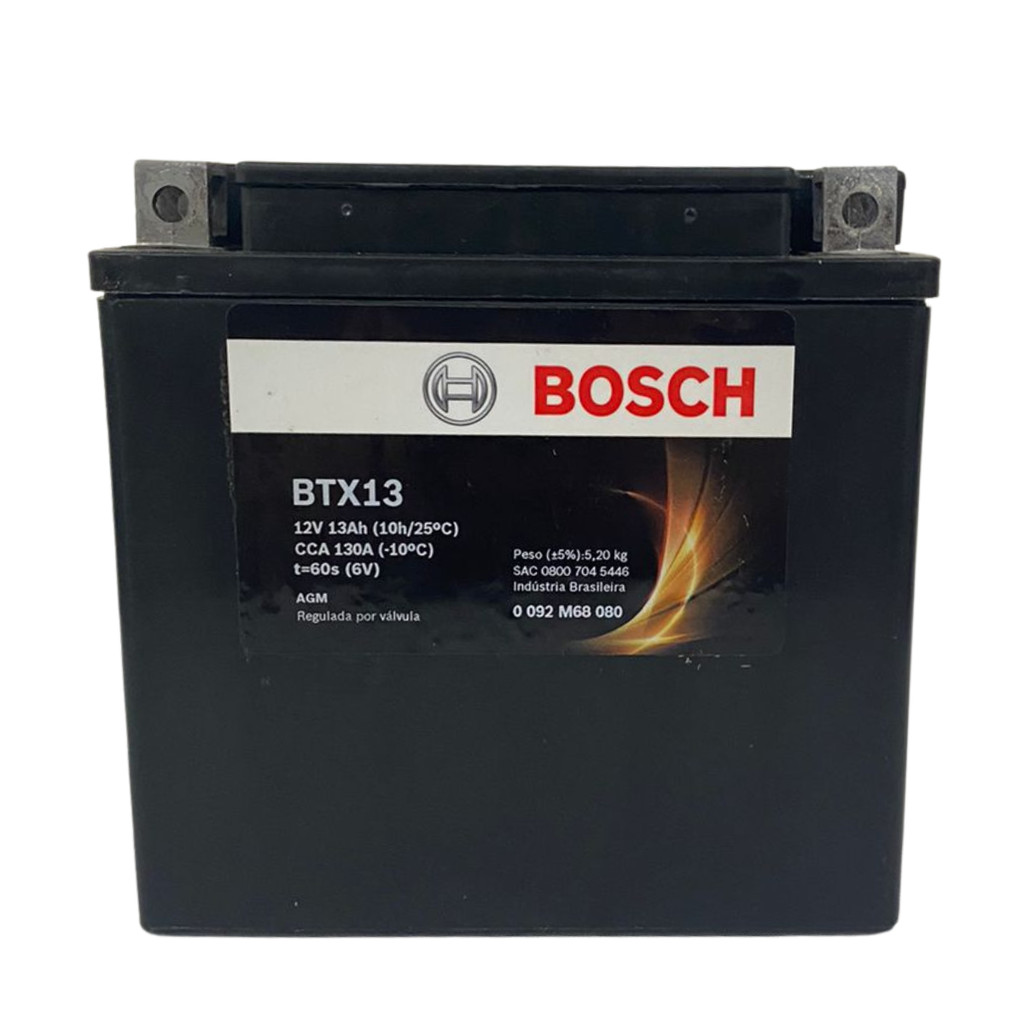 Bateria Moto Bosch BTX13 12V 13Ah AGM 12V VT 750 C Ninja ZX-12