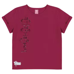 Blusa Manga Curta Infantil Menina Lilica Ripilica