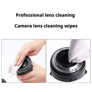 Kit de limpeza de lentes de câmera, cinco em um, sopro de ar, pano de fibra fina, caneta de lente, papel de limpeza, ade