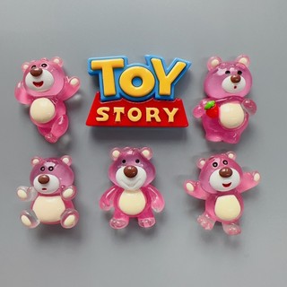 Novo produto pequeno urso fresco ímã de geladeira dos desenhos animados Anime decoração lateral magnética ímã resina
