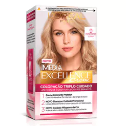 Kit Tintura Imédia Excellence L'Oréal Louro Muito Claro 9