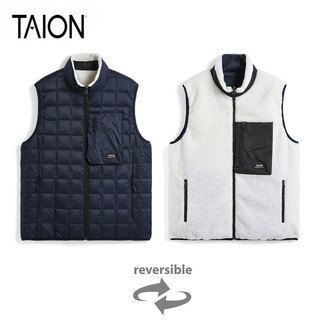 TAION colete masculino feminino outono inverno lazer ao ar livre temporada quente grosso para baixo colete R002ZLBMT