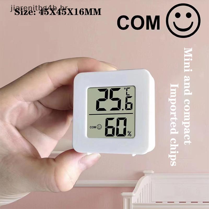 JIARN Termômetro De Precisão Doméstica Mini Interno LCD Digital Temperatura Sala Higrômetro Medidor Sensor Umidade .