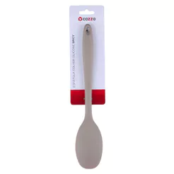 Espátula Colher Silicone Spicy Cazza Cinza