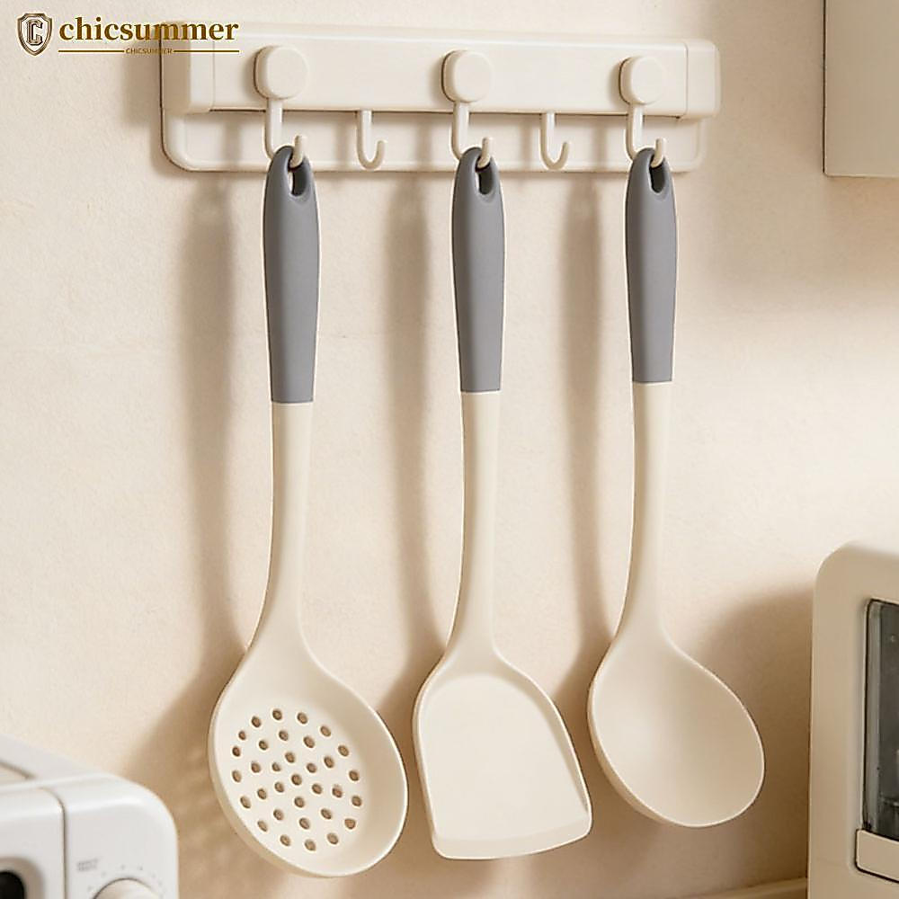CHICSUMMER Utensílios De Cozinha De Silicone De Grau Alimentício , Resistente A Altas Temperaturas , Antiaderente , Espá