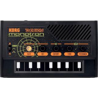 KORG monotron DELAY, sintetizador analógico de fita MONOTRON-DL, tamanho da palma da mão, layout simples ideal para iniciantes, compacto para usar em qualquer lugar, compatível com fones de ouvido, com alto-falante