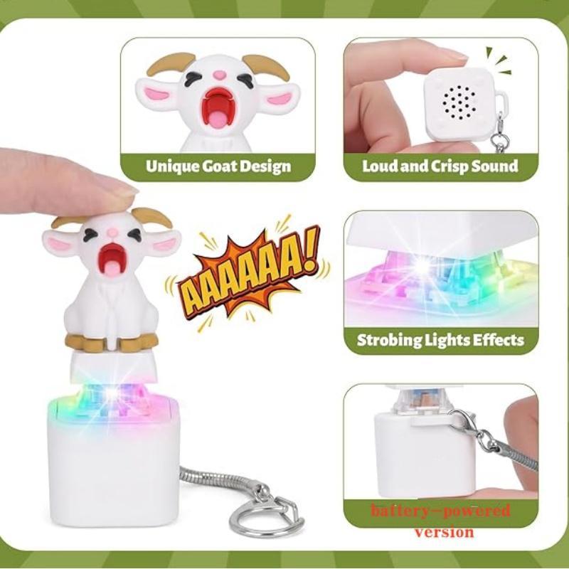Squeaking Cabra Teclado Brinquedo Fidget Com Som Grito Recarregável Acender Interruptor Mecânico Clicker Fithobr