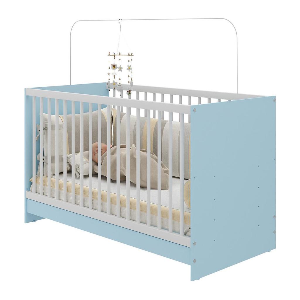 Berço 3 em 1 Multimóveis 60x130cm | Berço, Sofá e Minicama | MP0527G