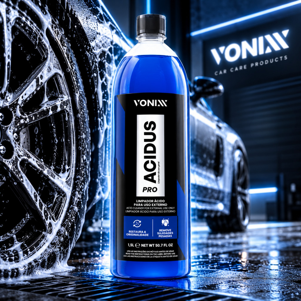 Limpador Automotivo Roda Chassi Plástico Acidus Pro Vonixx