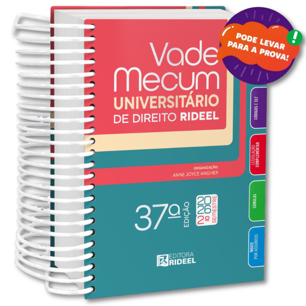 NOVO Vade Mecum Universitário De Direito Rideel - 37a Edição 2026