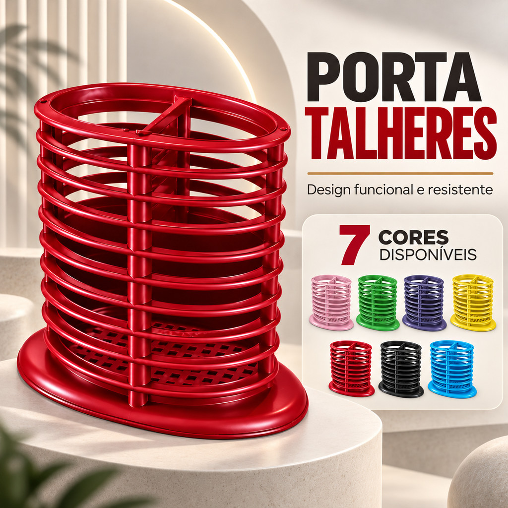 Porta Talheres Organizador Gaveta Divisórias Separador Facas Garfos Multifuncional Cozinha Resistente Premium
