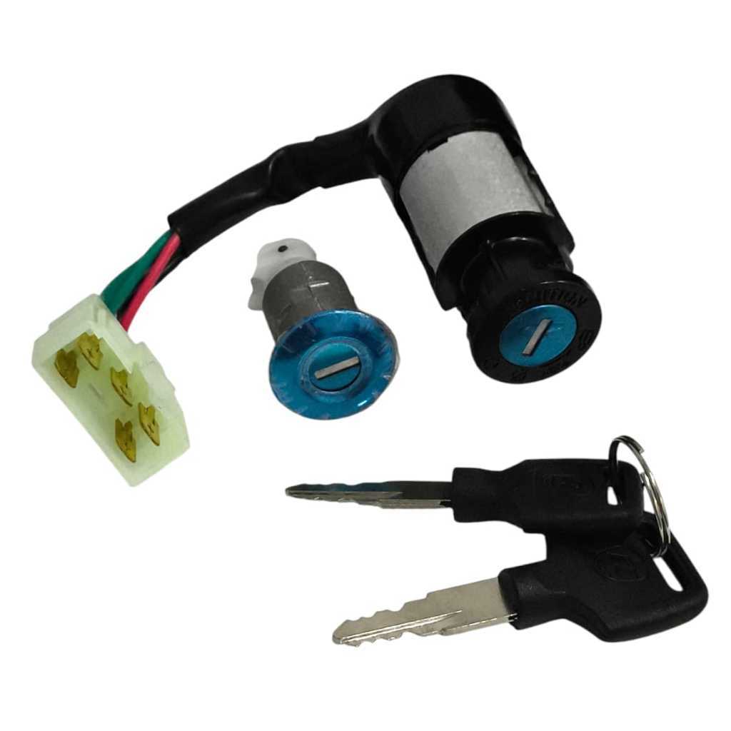 Kit Chave De Ignição Completo Honda C100 Biz 1998 Até 2003 2004 2005 (2 Pcs) — imagem 2 de 2