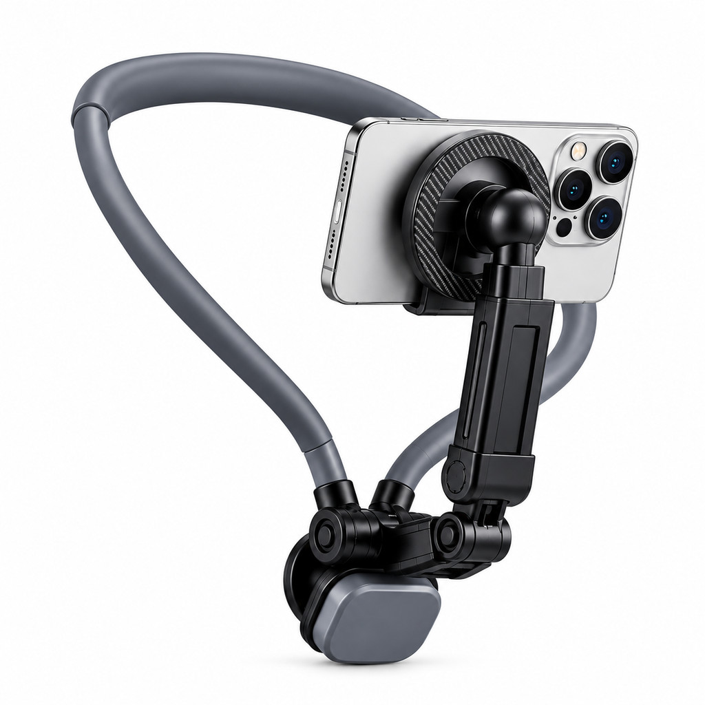 Suporte Magnético De Pescoço Para Câmera De Ação E Celular Com Alça De Peito Para Gravação De Vídeo POV