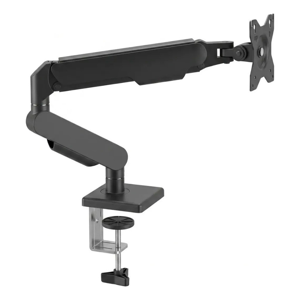 Braço Articulado para Monitor 17 a 32 Pol VESA 75x75/100x100 com Fixação por Morsa Ajustável