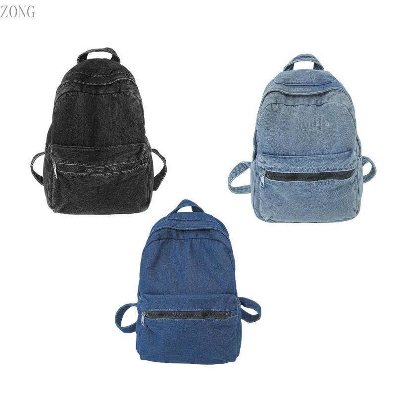 Mochila Tecido Texturizado ZONG Compartimentos Primários E Externos