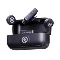 Microfone de Lapela Sem Fio Hollyland LARK M3 para Celular e Câmera, Cancelamento de Ruído IA, Áudio 32-bit até 300 m