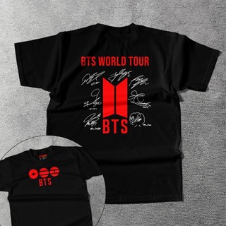 Camiseta BTS K-pop Tour 100% Algodão Unissex Masculina Feminina Infantil Conforto Premium